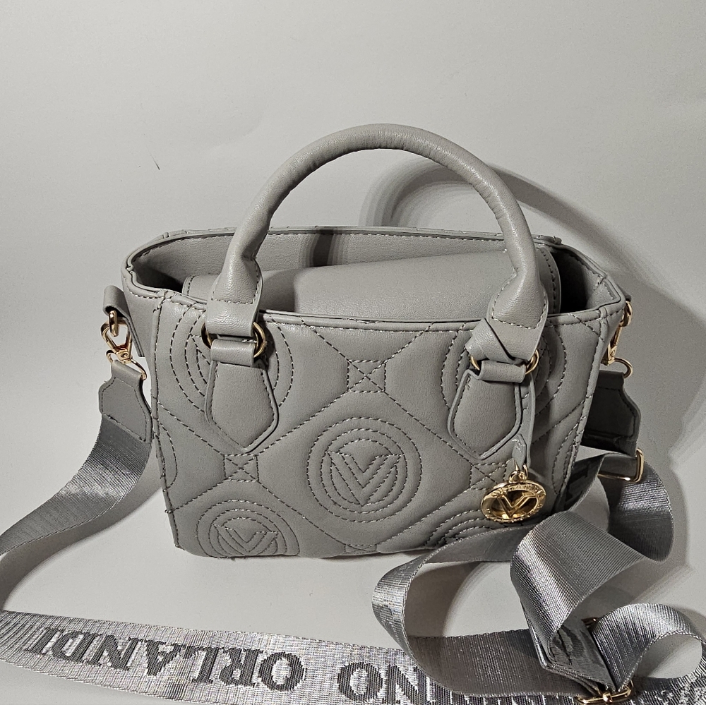 SOLD*55✨ Like New! Valentino Orlandi Vegan Leather Crossbody Bag - Picture 8 of 9